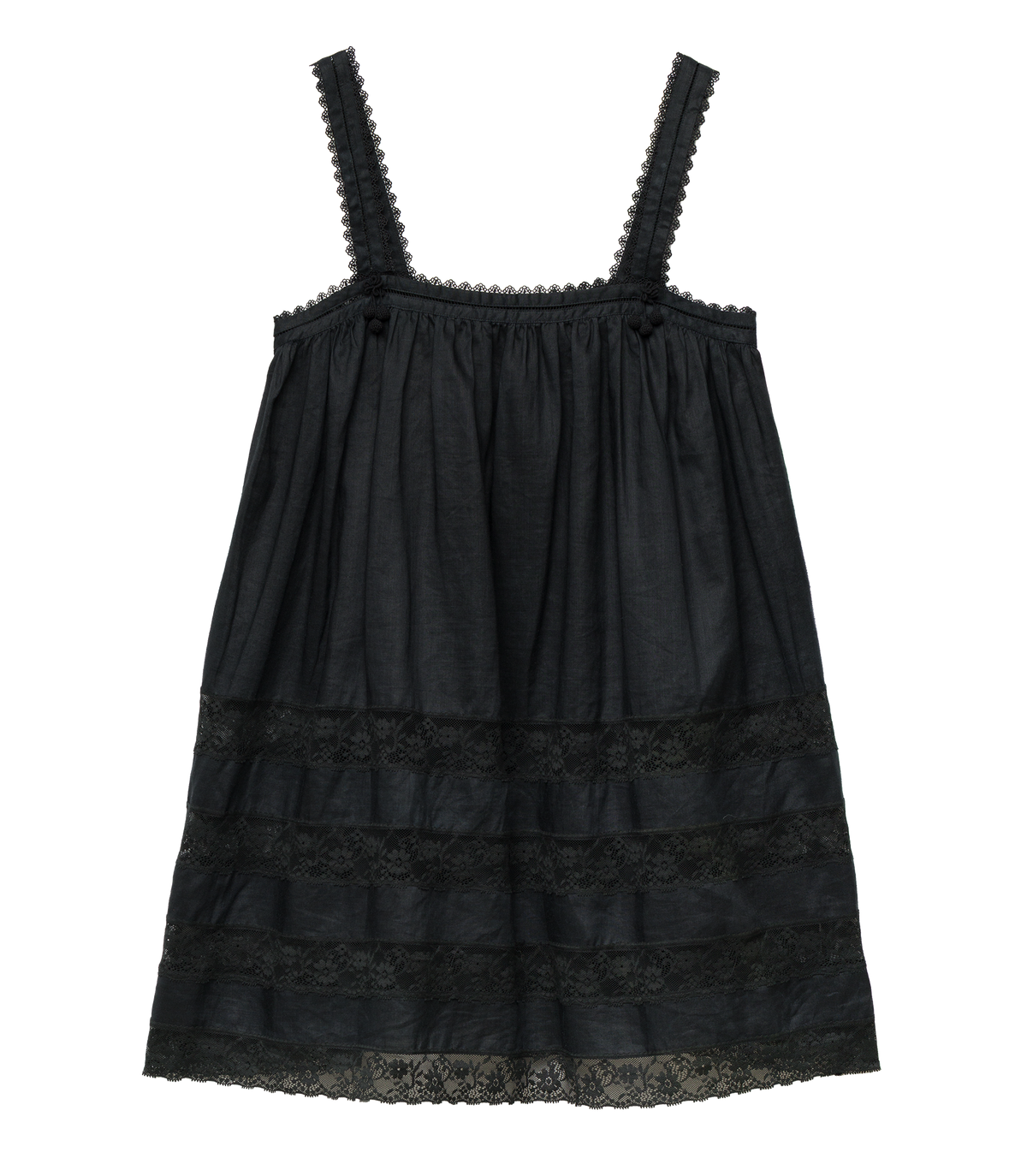 ALOISE DRESS -- BLACK