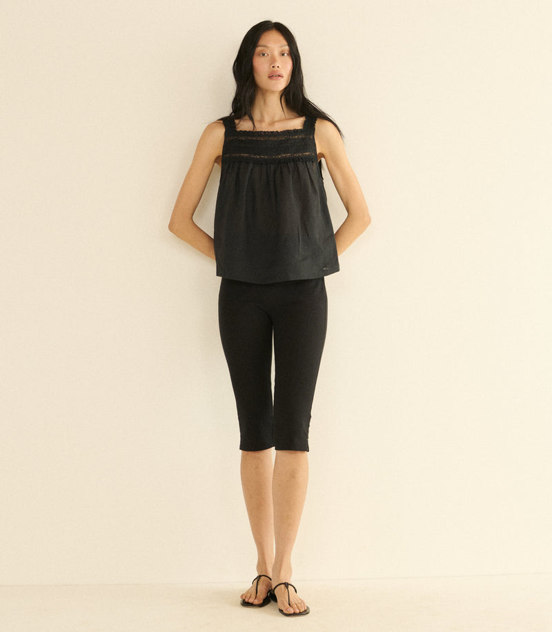 BENITA TOP -- BLACK