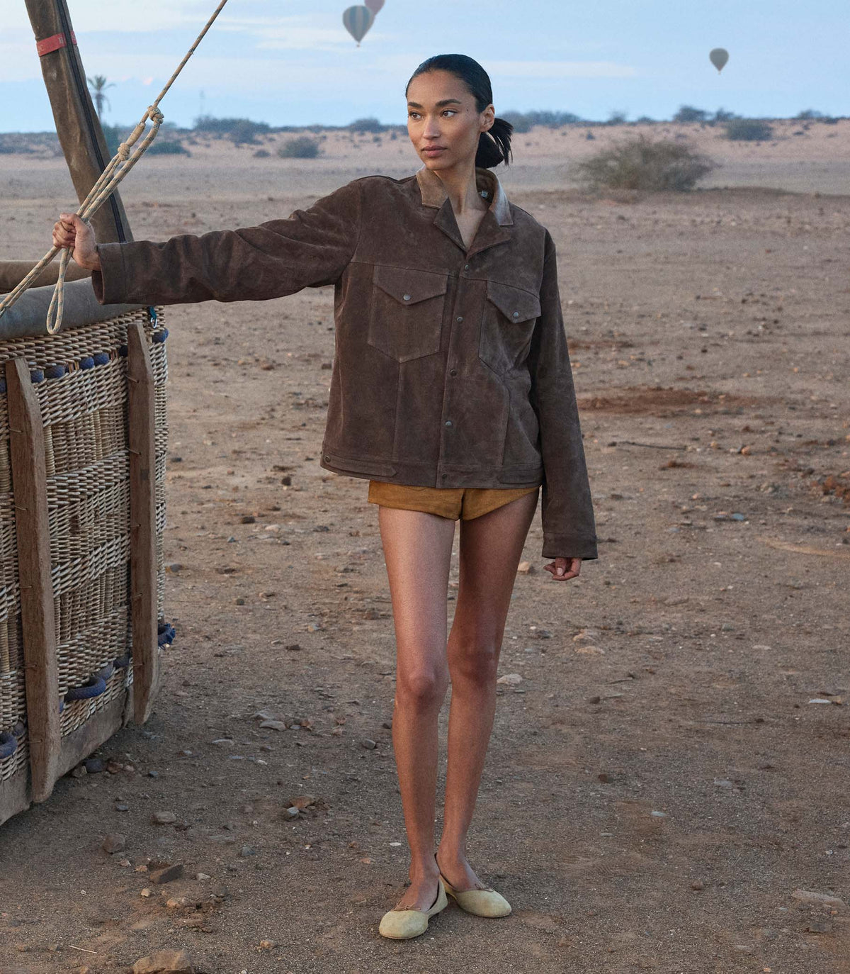 CARSON SUEDE JACKET -- SABLE