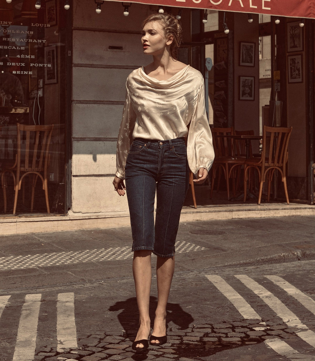 CHANTAL CAPRI -- CAVALAIRE DARK WASH
