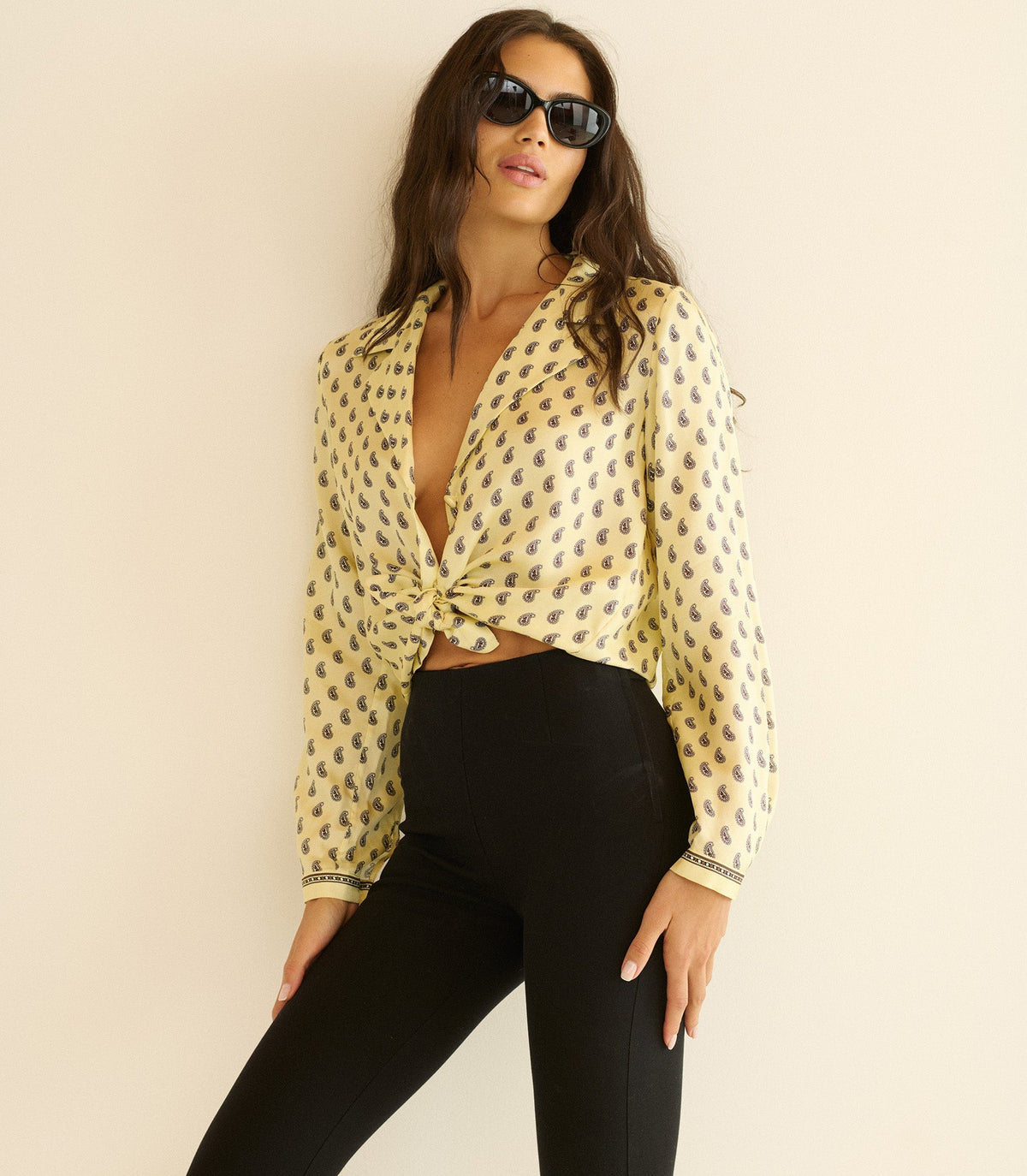 ELENE TOP -- SUNLIGHT TAORMINA PAISLEY
