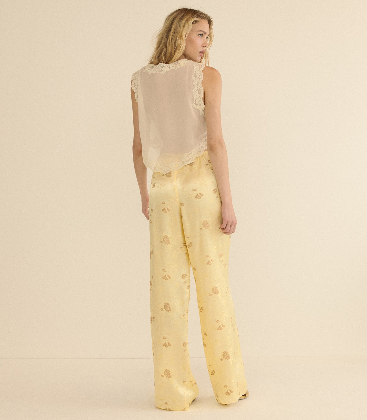 LAVONA PANT -- CITRONE TAPPEZZERIA JACQUARD