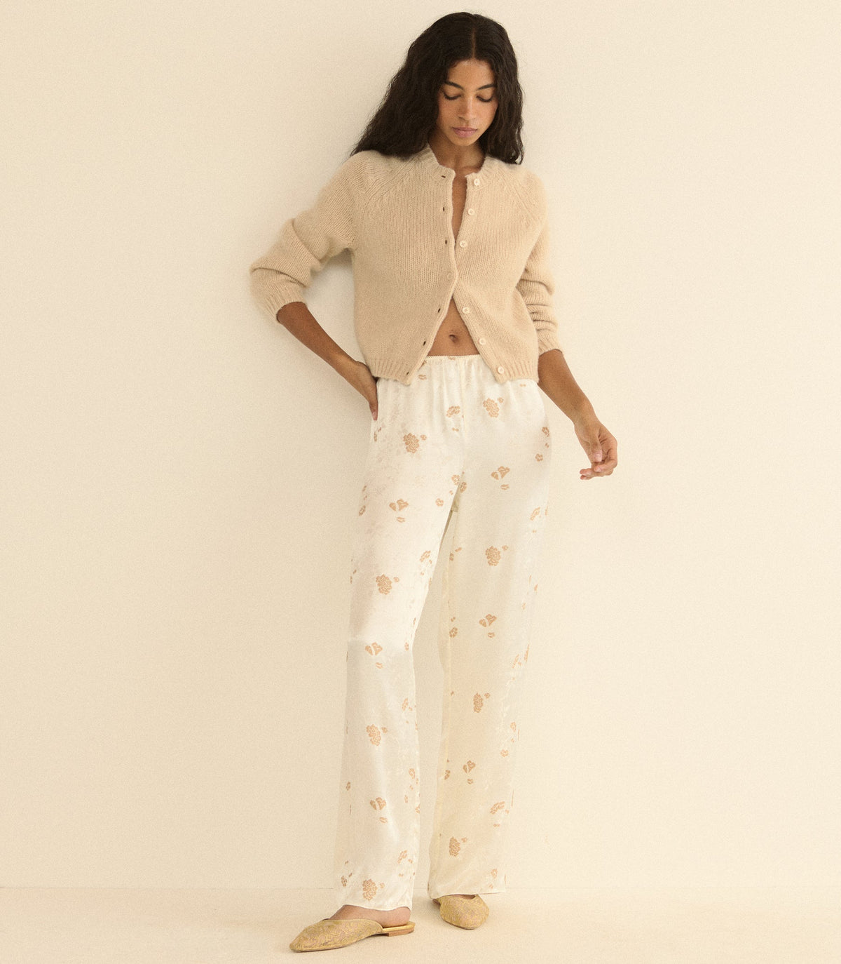 LAVONA PANT -- FRESCO TAPPEZZERIA JACQUARD