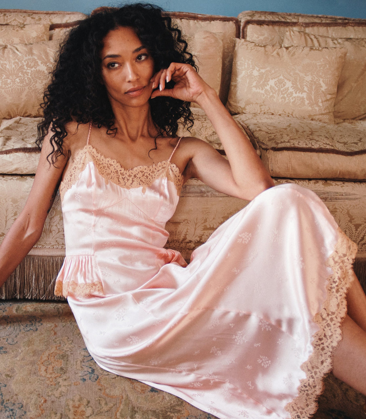 LISE DRESS -- NECTARINE