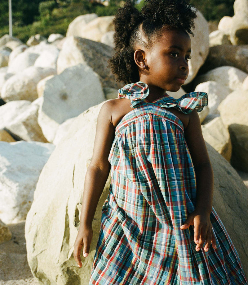 LITTLE NISHA DRESS -- ALDERBROOK PLAID