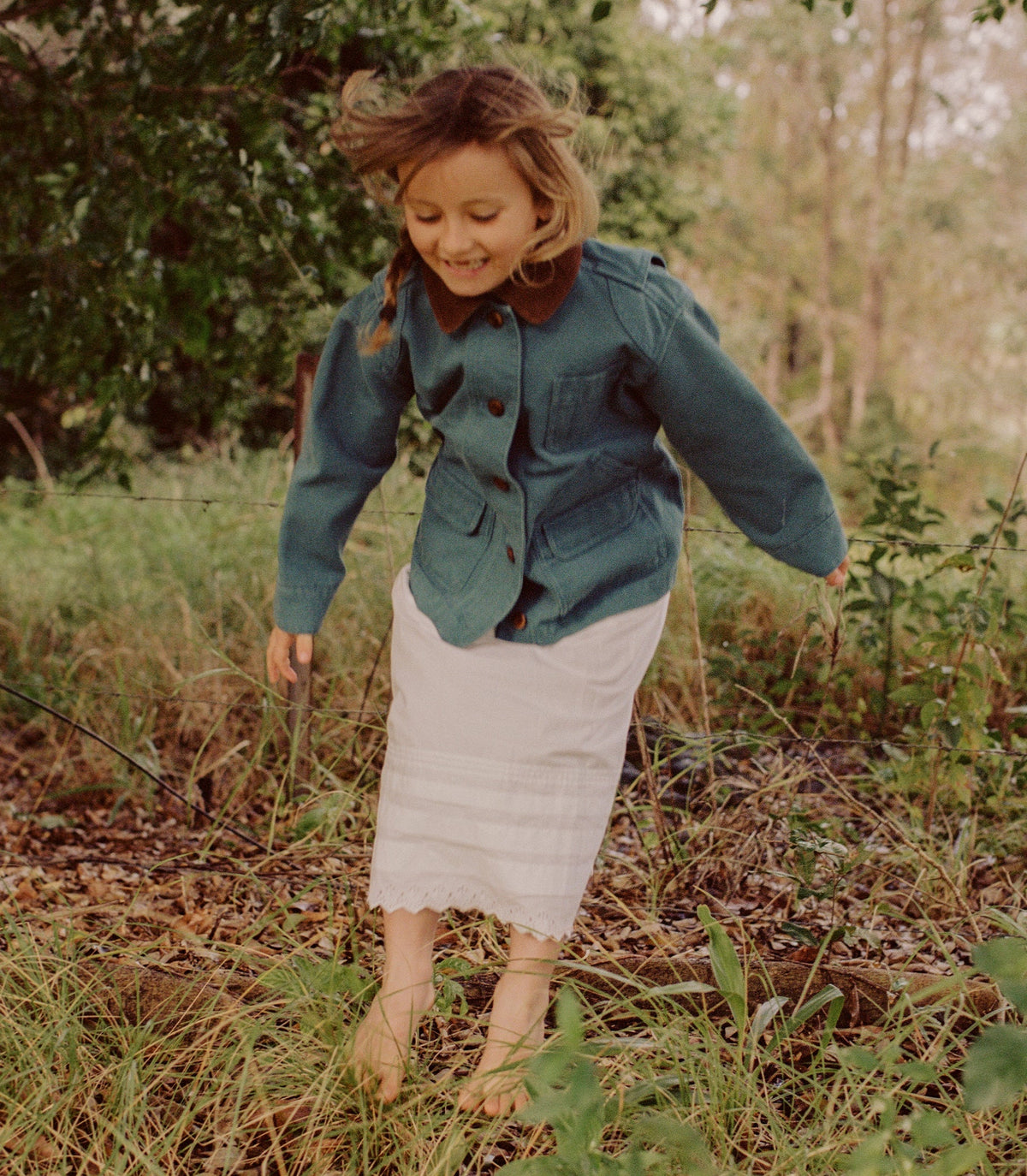LITTLE PASCUAL JACKET -- CASPIAN BLUE
