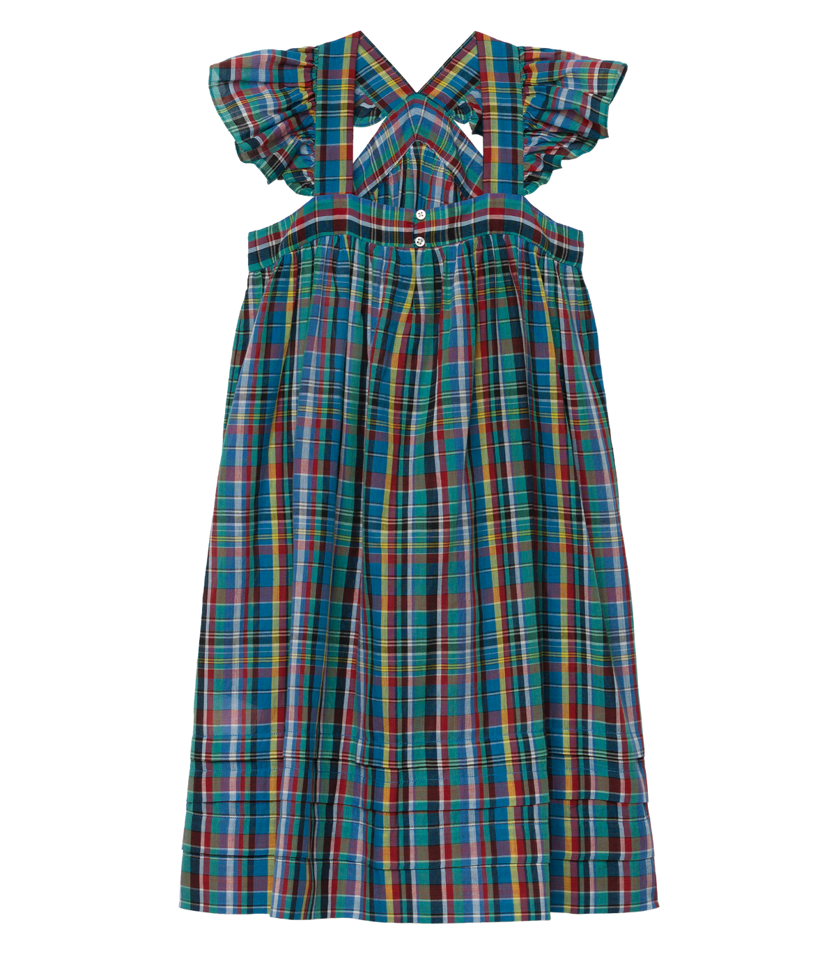 LITTLE NISHA DRESS -- ALDERBROOK PLAID