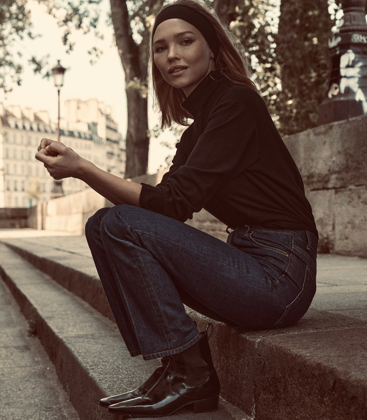 ONDINE JEAN -- CAVALAIRE DARK WASH