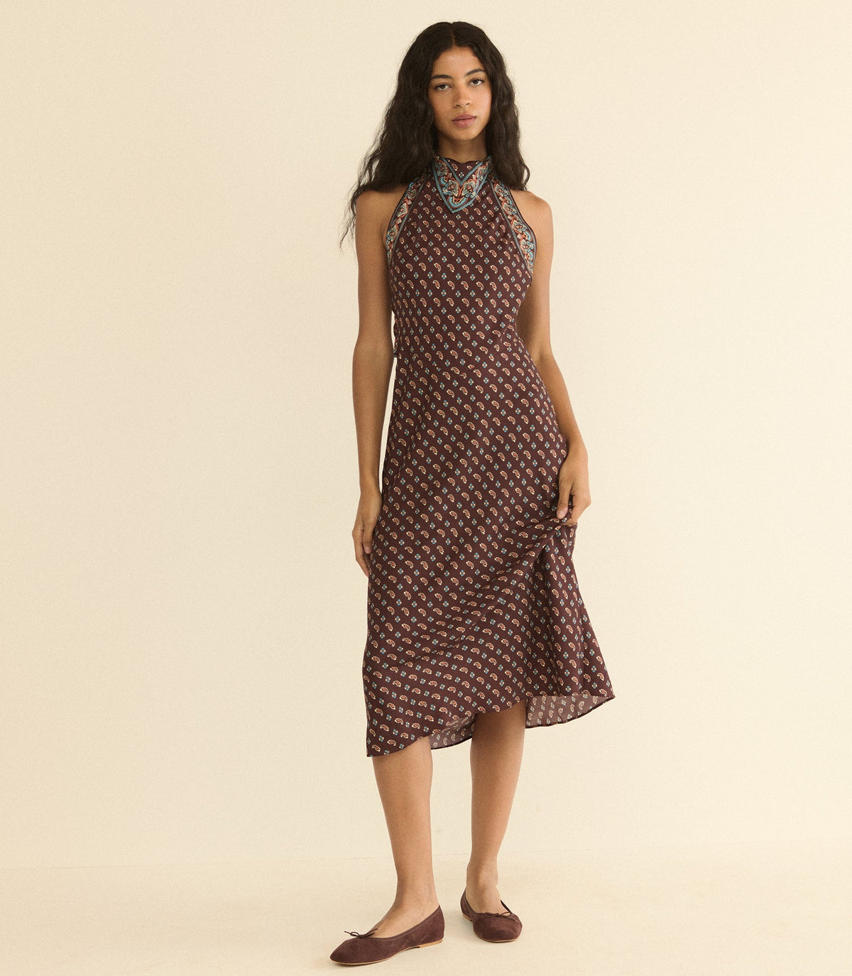ZILDA DRESS -- DEAUVILLE PAISLEY